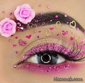 نقاشی روی چشم